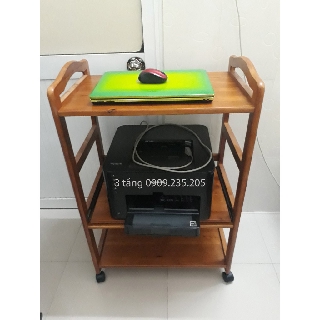 kệ để lò vi sóng 3 tầng (Vàng nghệ)