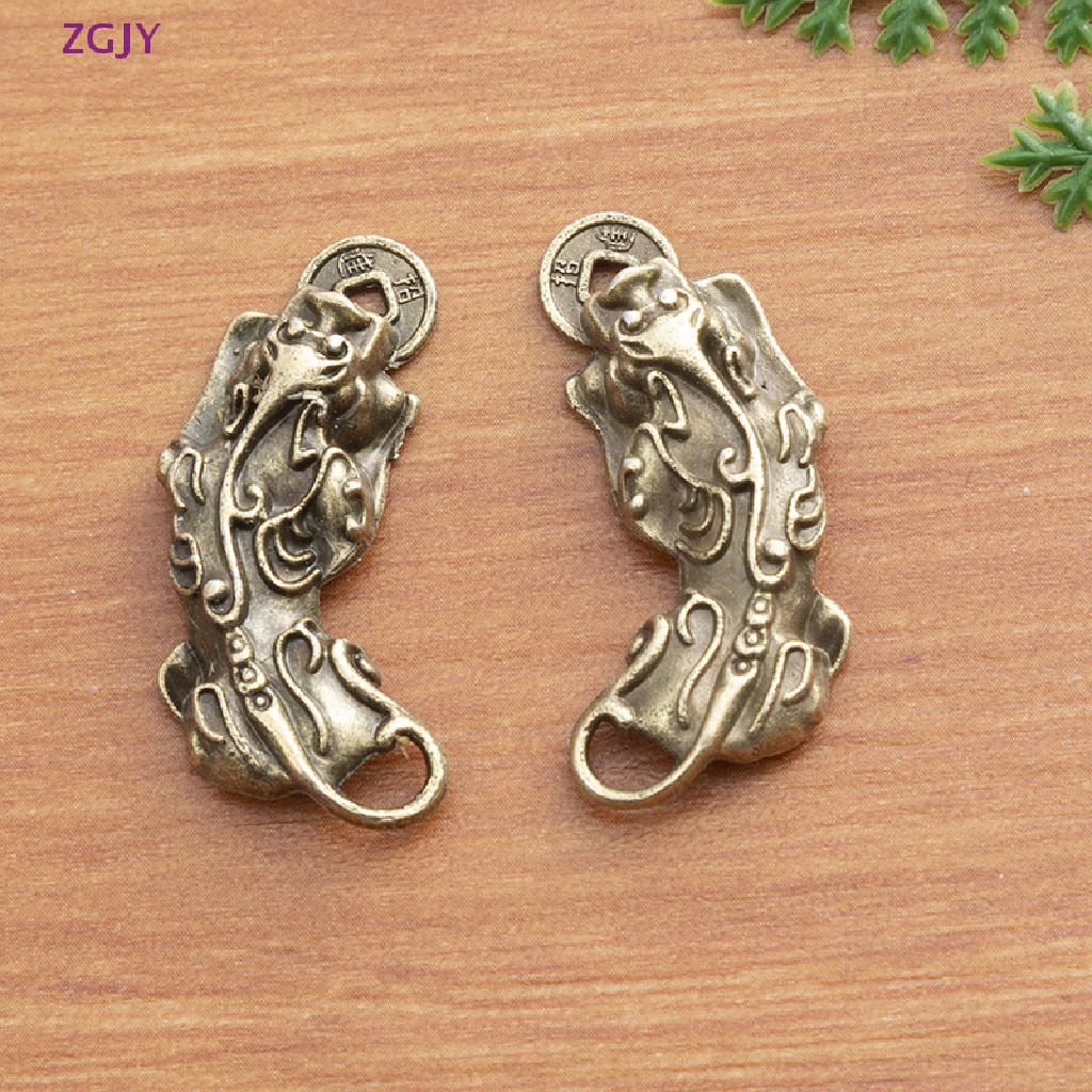 Móc Khóa May Mắn Bằng Đồng Thau Kiểu Dáng Sang Trọng Mới