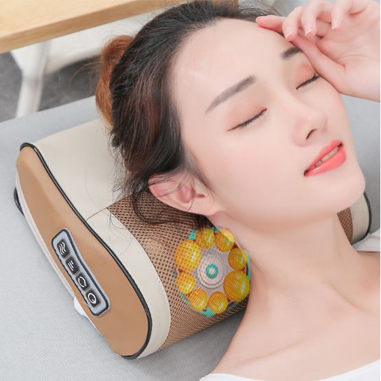 Gối Massage Cột Sống, Vai, Lưng, Cổ X226 ( hàng nhập khẩu ) bảo hành 1 năm