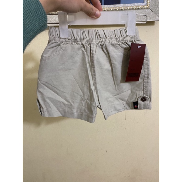 Quần đùi thô kaki mềm túi hộp/đùi khuy bấm cho bé trai