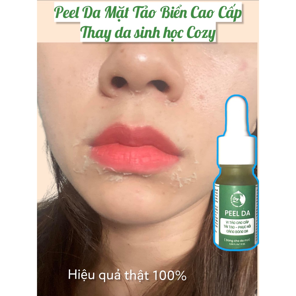 Peel da mặt vi tảo biển COZY - tẩy da chết thay da sinh học cho mặt - Pell lột da mặt - tái tạo da mờ thâm nám