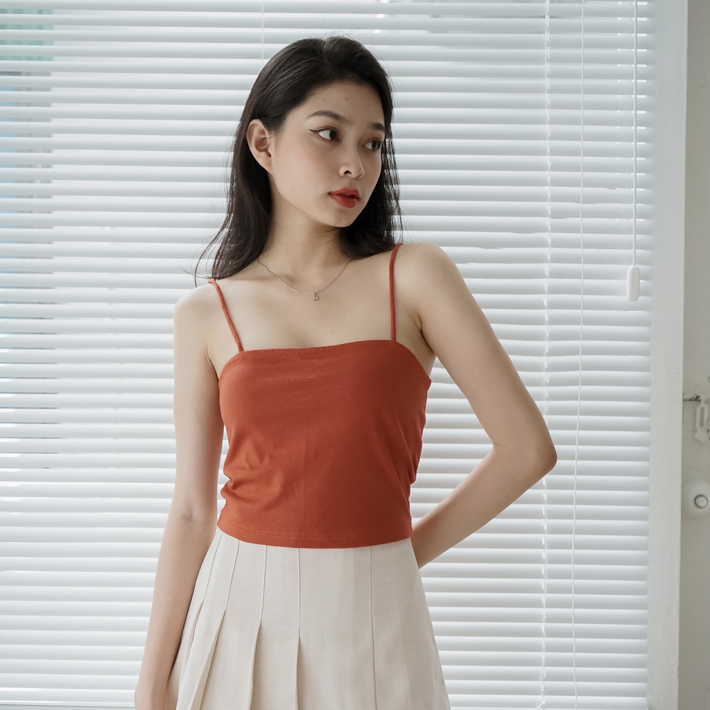 Áo kiểu nữ croptop hai dây Jiah [ Méo shop ] | BigBuy360 - bigbuy360.vn