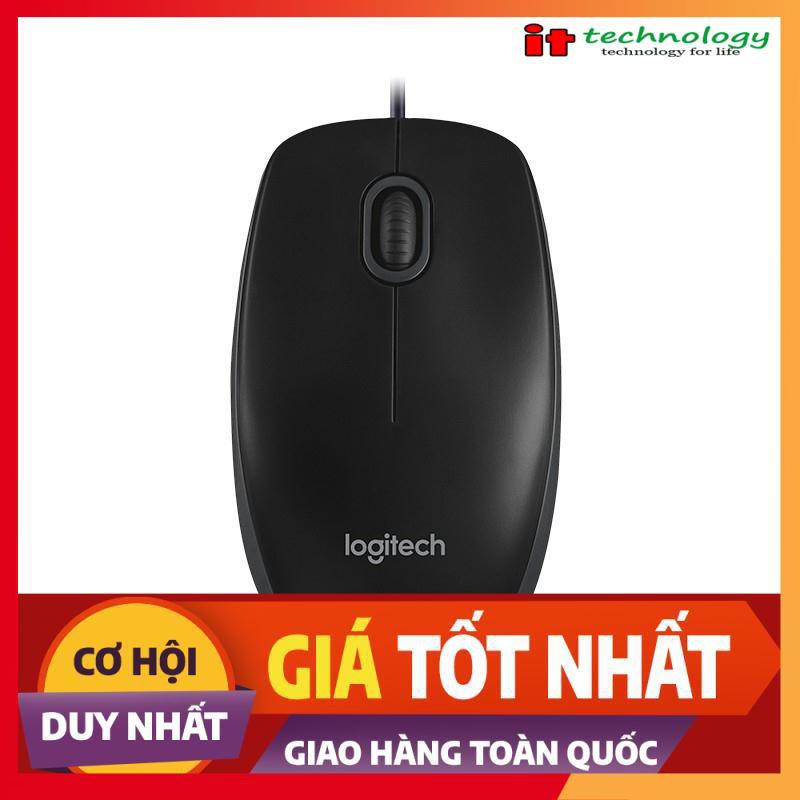 🎁 [Ảnh Thật ] Chuột có dây Logitech B100 USB Chuyên văn phòng