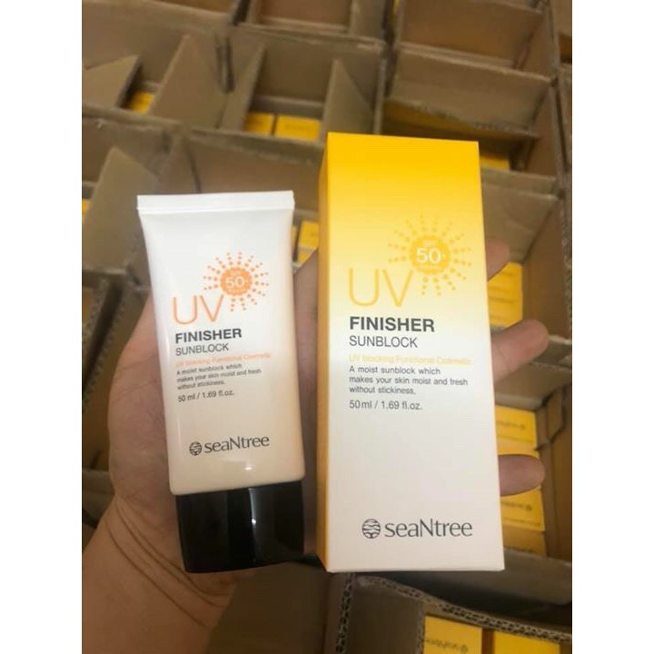 [Hiệu Qủa 100%] Kem chống nắng Seantree Uv Finisher Sunblock Spf50+ Pa+++ 50ml | BigBuy360 - bigbuy360.vn