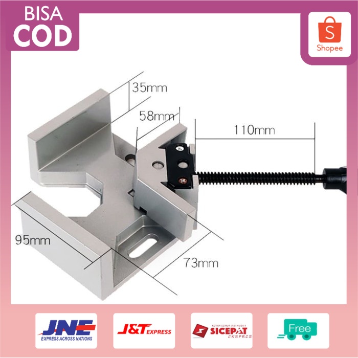Dụng Cụ Kẹp Khung Ảnh Gỗ 90 Độ 70Mm Chất Lượng Cao