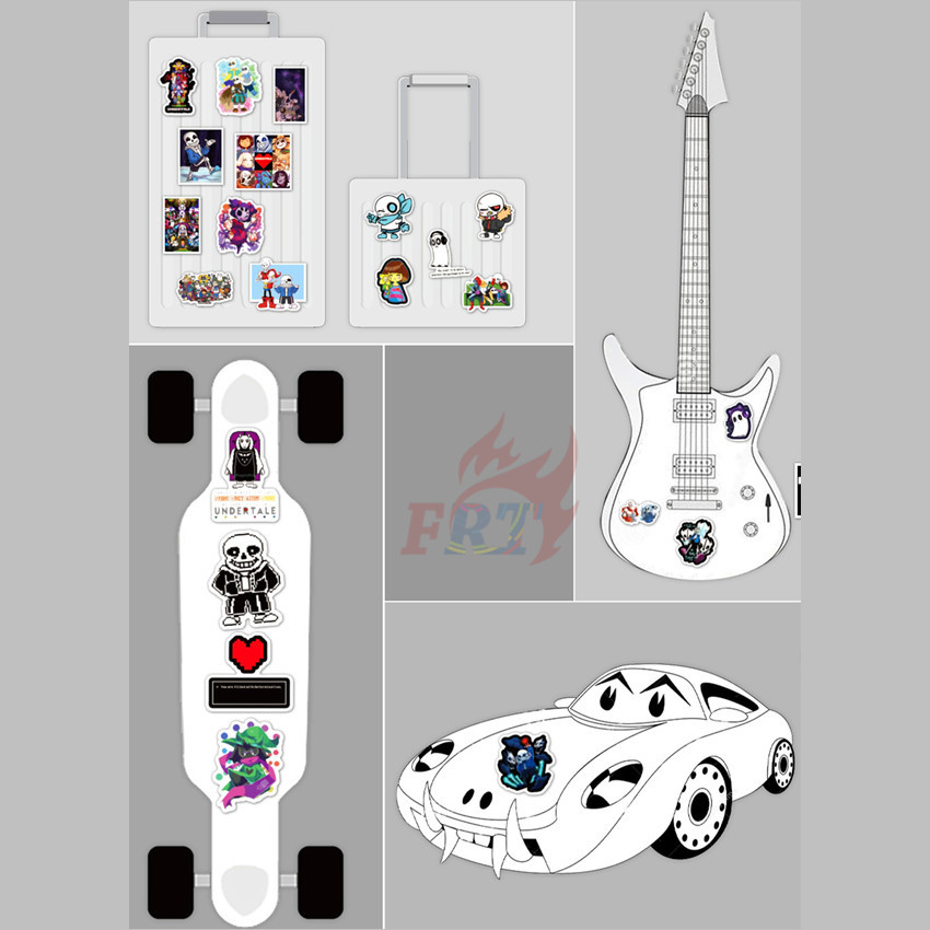❉ Undertale - Series 02 Games Frisk Toriel Sans Papyrus Stickers ❉ 50Pcs/Set DIY Fashion Luggage Laptop Skateboard Decals Doodle Stickers