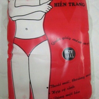 Sét 5 quần lót giấy cho mẹ ( mẫu cũ)