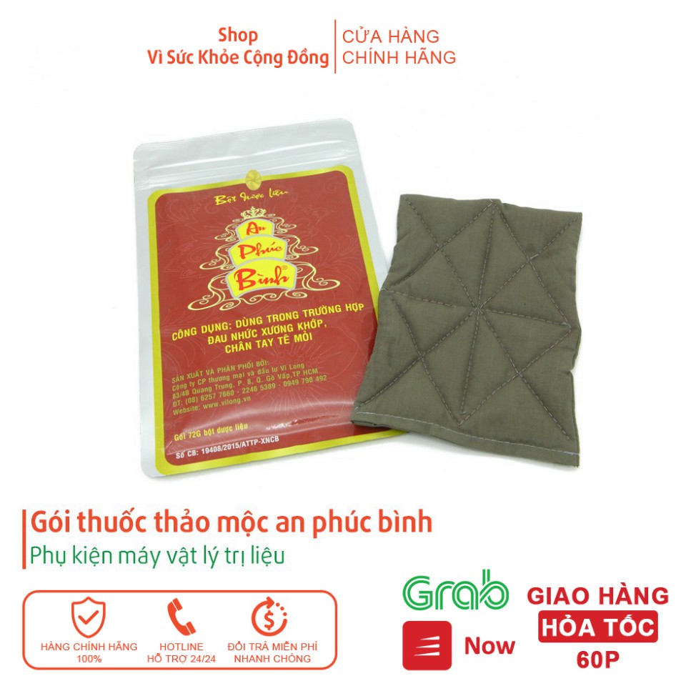 Gói thảo mộc An Phúc Bình  ⚡️FREESHIP⚡️ Mang lại hiệu quả tuyệt vời khi kết hợp với máy vật lý 𝔱𝔯𝔦̣ liệu ⚡️VSKCD⚡️