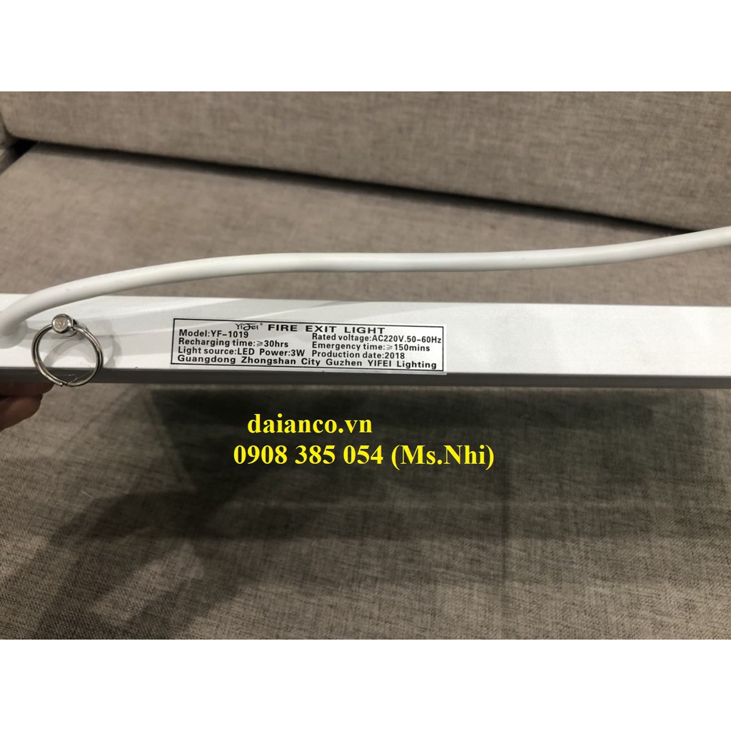 Biển Chỉ Dẫn Thoát Nạn Hai Mặt Exit Lối Thoát YF-1019 (YF2- 0ELT-1019)