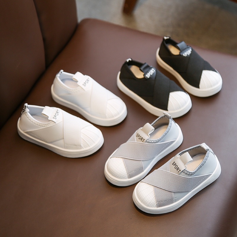 Giày thể thao, Giày slip on chữ sport siêu êm cho bé mã C05