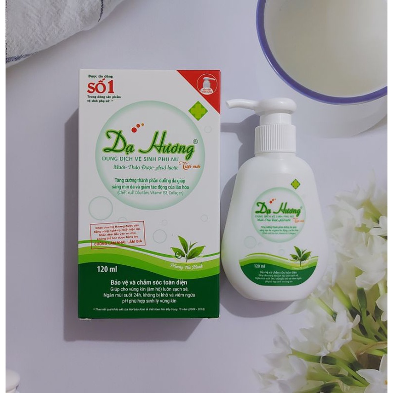 Dung dịch vệ sinh Dạ Hương Trà xanh 100ml &amp; 120ml