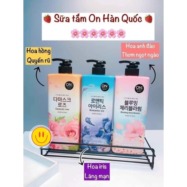 Sữa tắm hương nước hoa ON The Body Hàn Quốc