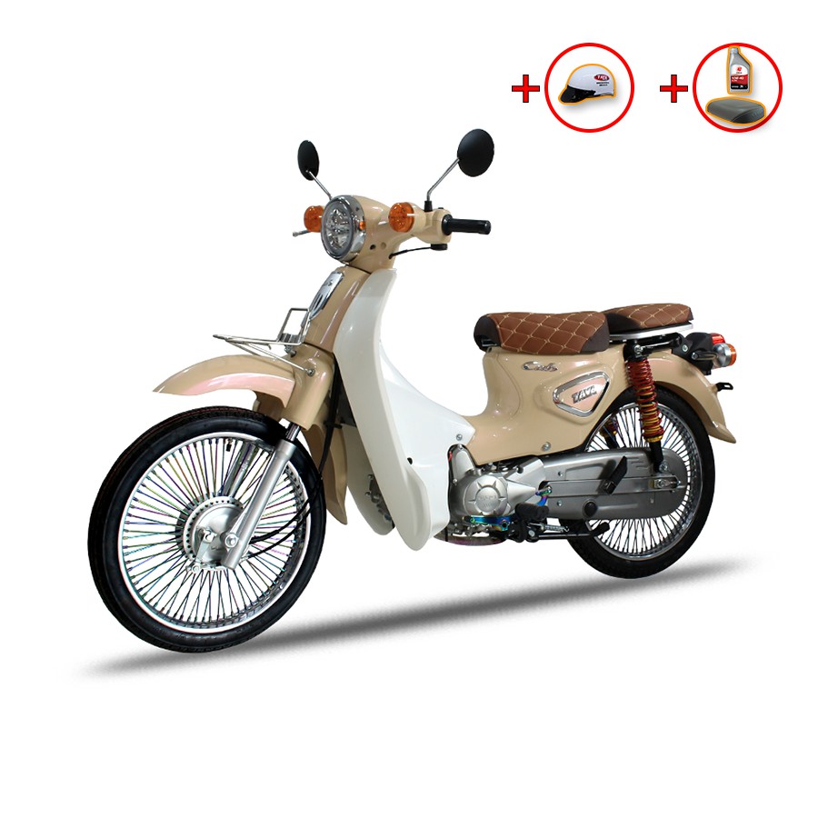 Xe máy CUB 81 TAYA TITAN 2020 ( màu vàng kem )