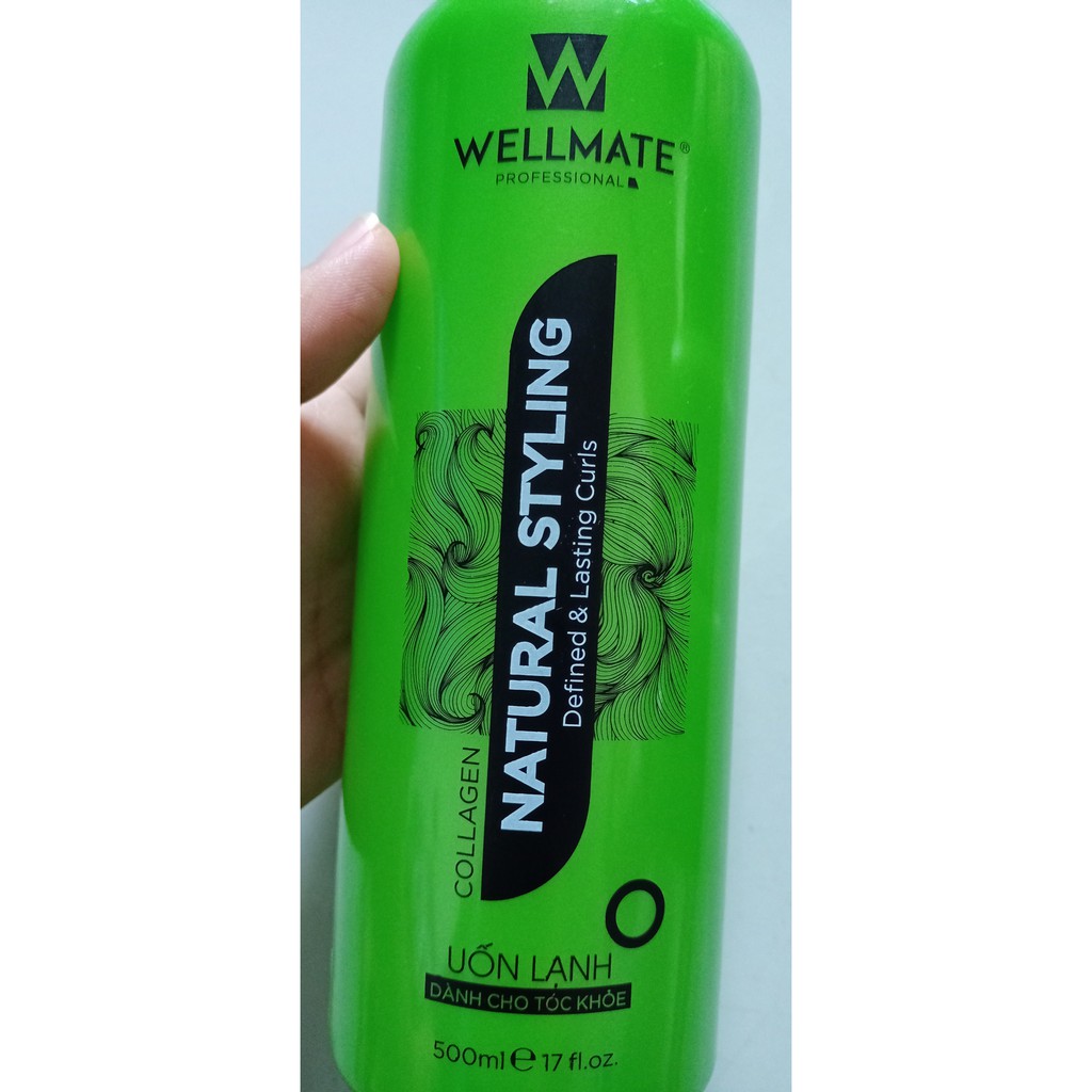 Uốn lạnh Wellmate 500ml chai sô O - bán lẻ chai - phụ liệu tóc Thủ Đức