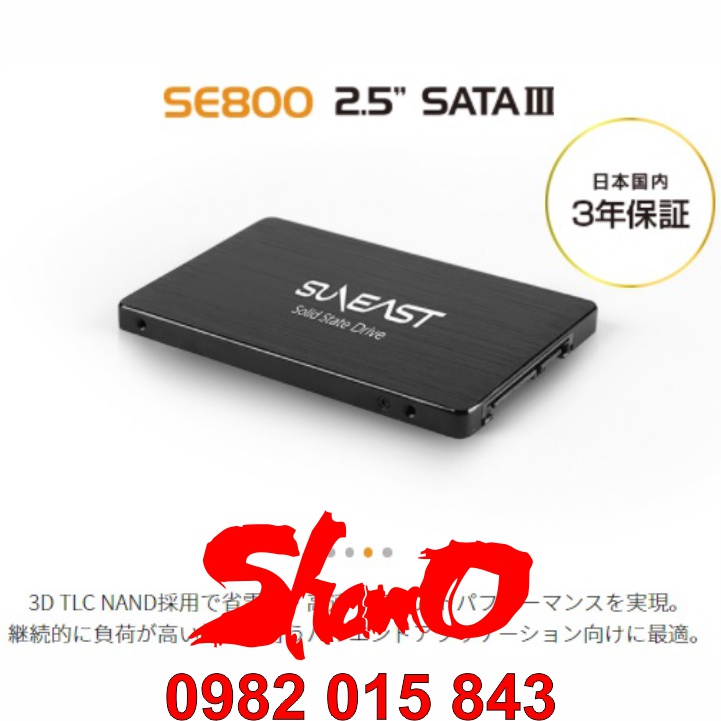 Ổ cứng SSD 480GB SunEast ( SE800 2.5” SATA III – Hàng nội địa Nhật ) – Chính Hãng – Bảo hành 3 năm