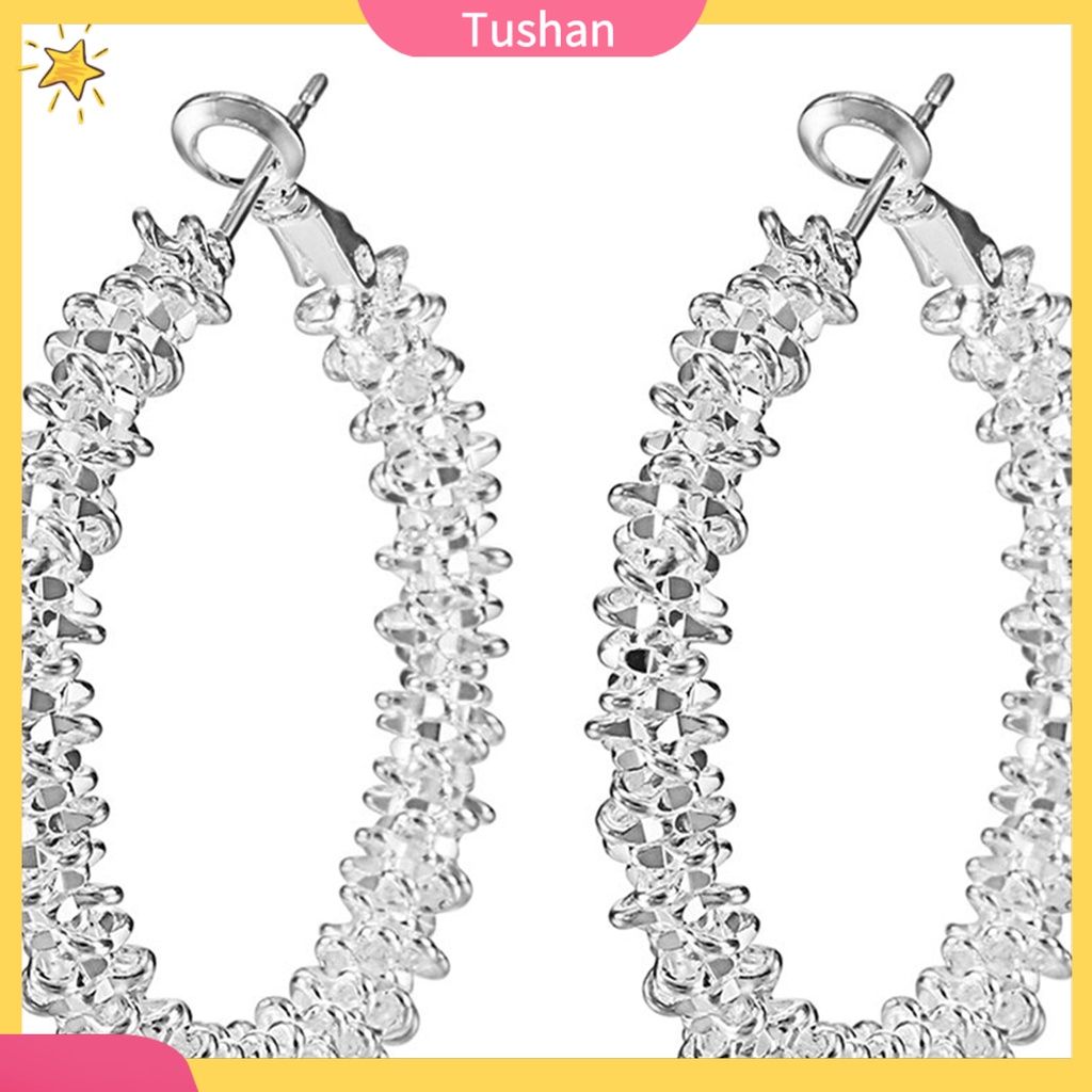 Bông tai mạ bạc 925 trang trí ngôi sao đính đá xinh xắn