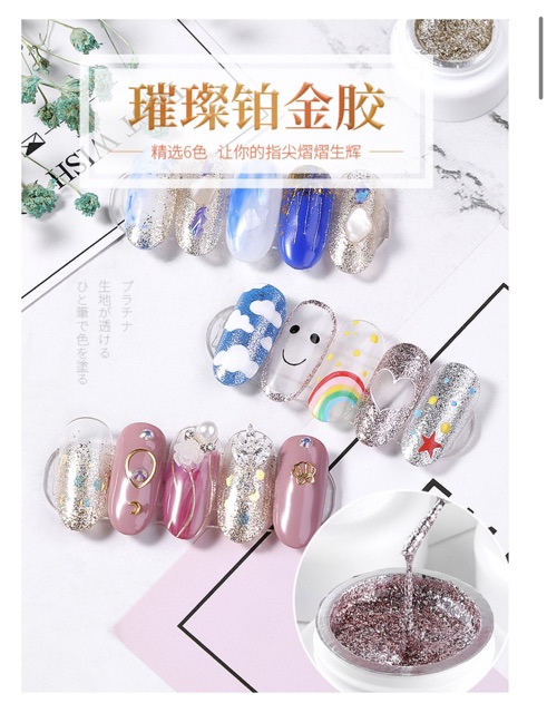 Gel nhũ ( bảng màu ở hình cuối ) | BigBuy360 - bigbuy360.vn