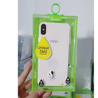 Ốp lưng silicone dẻo trong suốt iPhone XS Max chính hãng Ou Case, Vu Case
