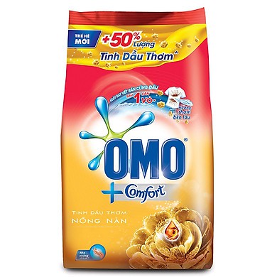 Bột giặt OMO Comfort tinh dầu thơm nồng nàn 720g