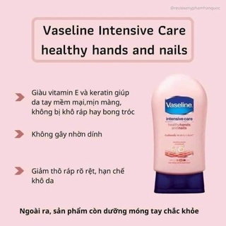 DƯỠNG MÓNG TAY - MÓNG CHÂN - DƯỠNG DA TAY VASELINE 85ML