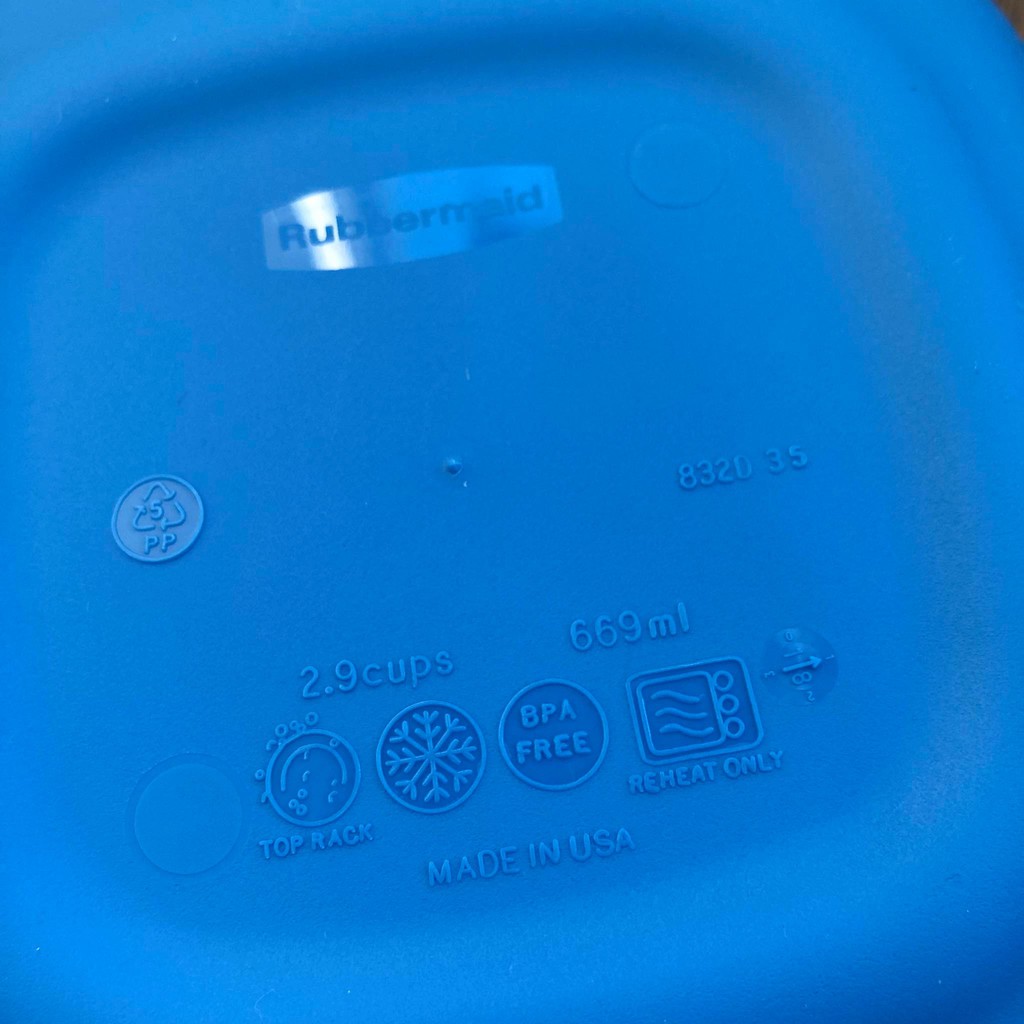 [5 size lẻ] HỘP NHỰA ĐỰNG THỰC PHẨM ĐI LÀM, ĐI CHƠI Rubbermaid