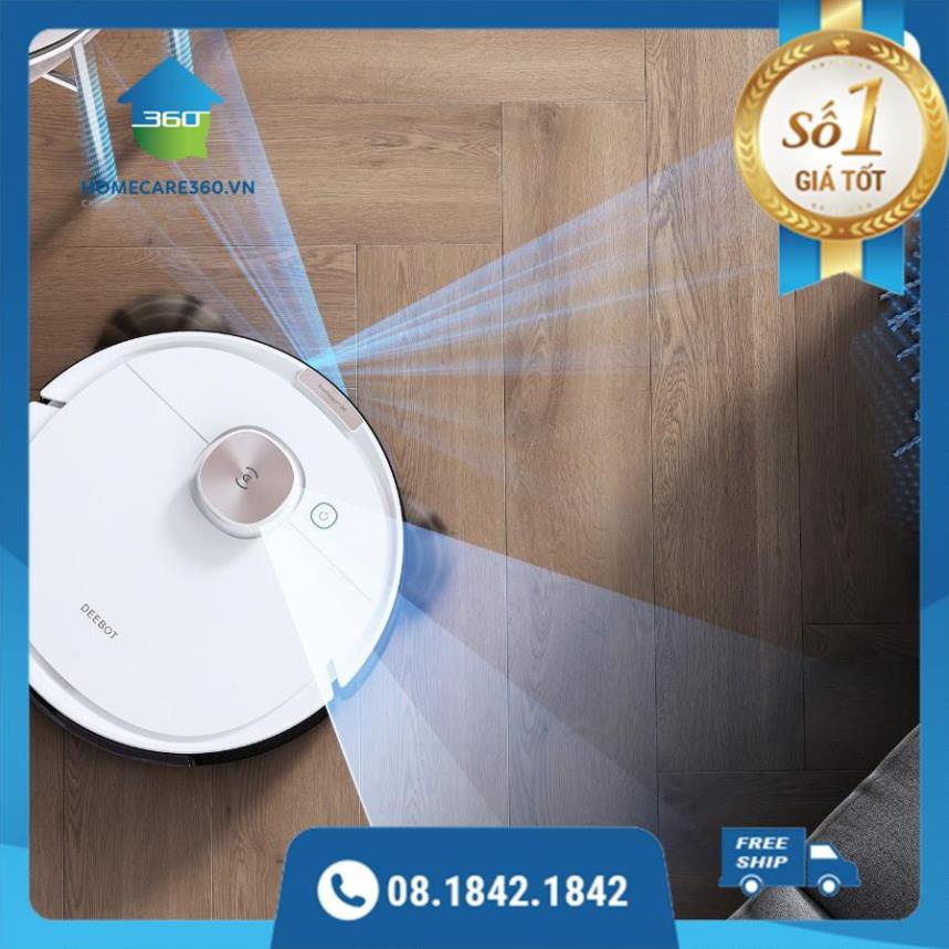 Robot hút bụi lau nhà Ecovacs Deebot T8 Power - Hàng Trưng Bày