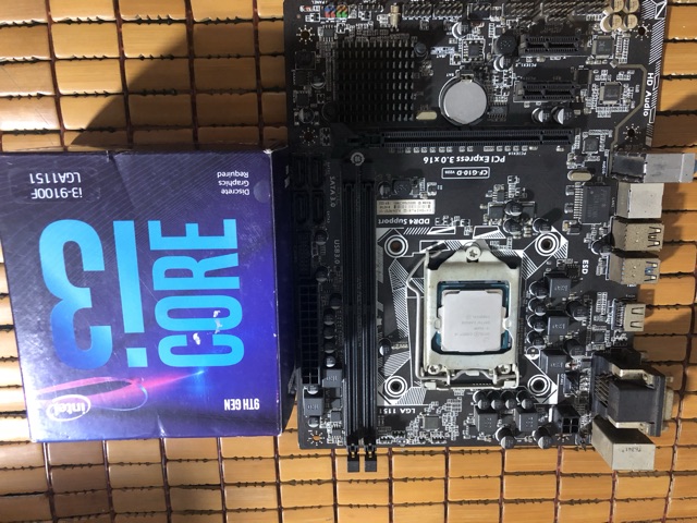 Combo cpu i3 9100f i5 9400f...+ main H310/H110 còn bhh và ful chặn