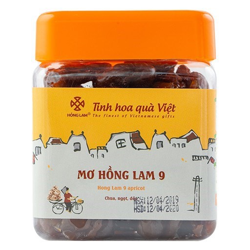 Ô Mai (Xí Muội) Mơ Hồng Lam 9 - Vị Chua Ngọt Dẻo - Hộp (200g, 300g, 500g)