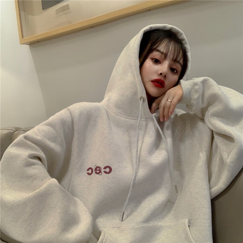 [có big size] Áo Hoodie Ulzzang Nữ Tay Rộng Phong Cách Hàn Quốc HD71 - Liti shop