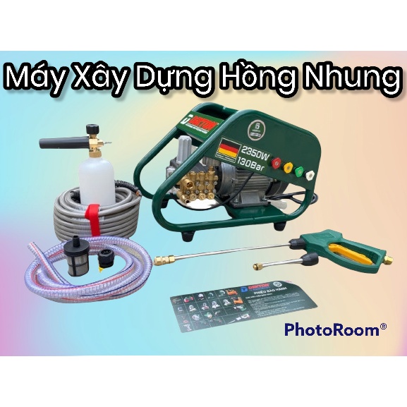 Máy Rửa Xe Chuyên Nghiệp, DEKTON DK-HPW2350, 2350W Chỉnh Áp, Phù hợp hộ rửa xe máy và Ô tô nhỏ lẻ