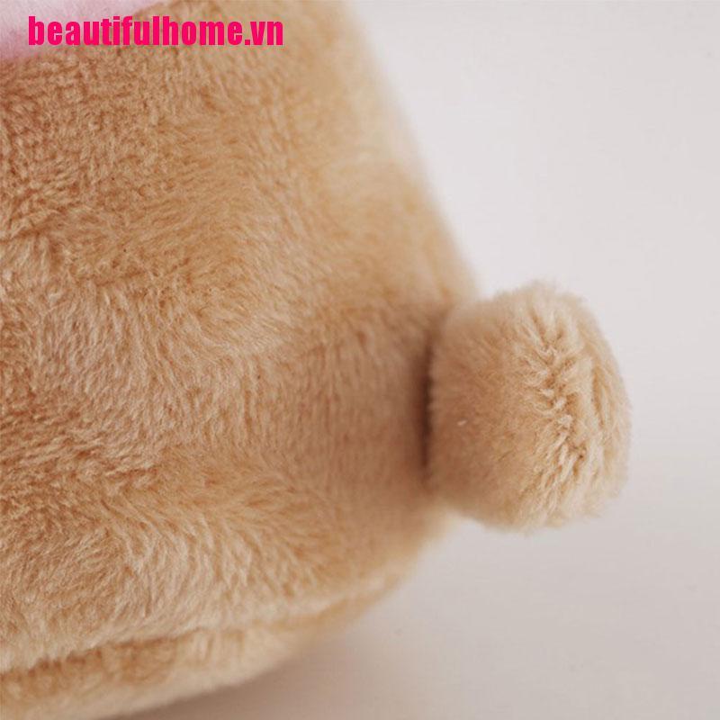 Chú cún shiba nhồi bông làm mặt móc khóa xinh xắn