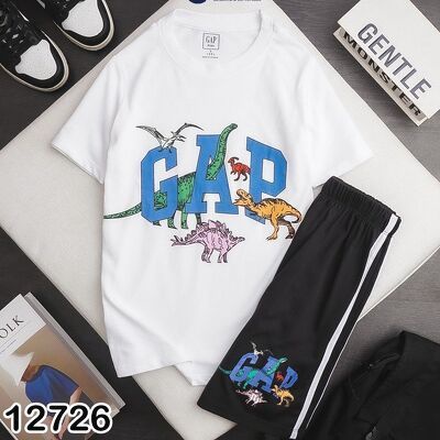 BỘ THUN NGẮN GAP BÉ TRAI IN HÌNH NHIỀU MẪU 19-60KG (LINK 2)