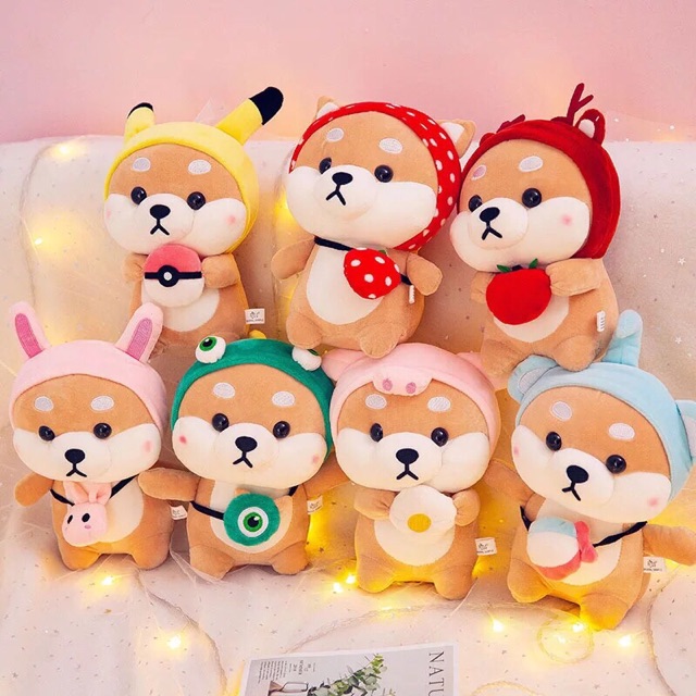 Chó bông Shiba Cosplay siêu cute 40 cm | BigBuy360 - bigbuy360.vn