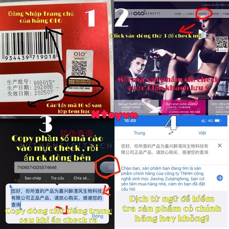 Bao Cao Su OLOL 0.01mm Mỏng Nhất Thế Giới - Gốc Nước - Hộp 10 Bcs olo-china