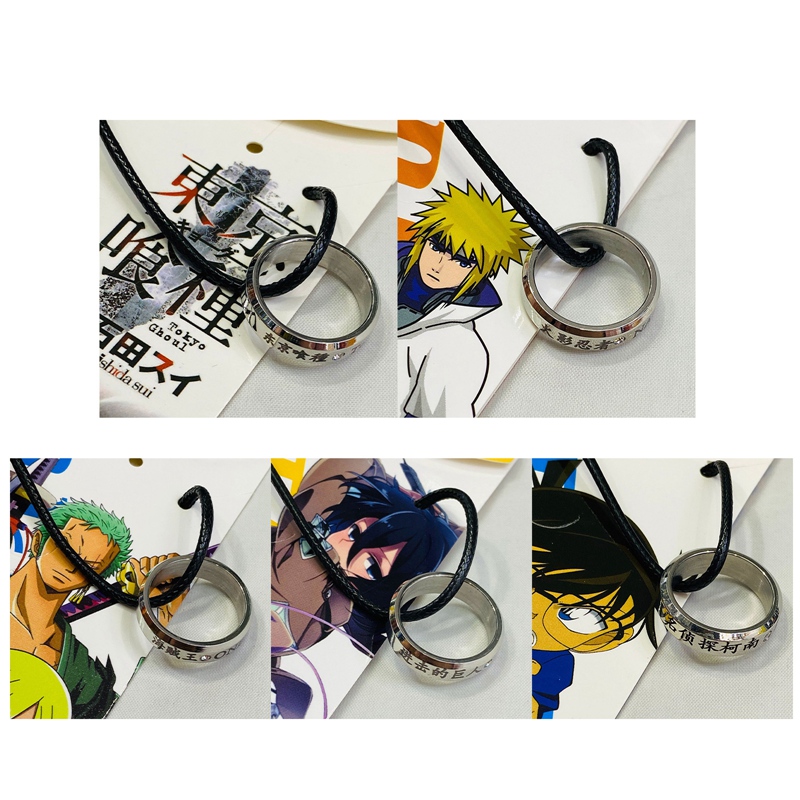 Fashion Cosplay Anime Tokyo Ghoul Ken Kaneki Titanium Steel Ring Finger Rings|Rings