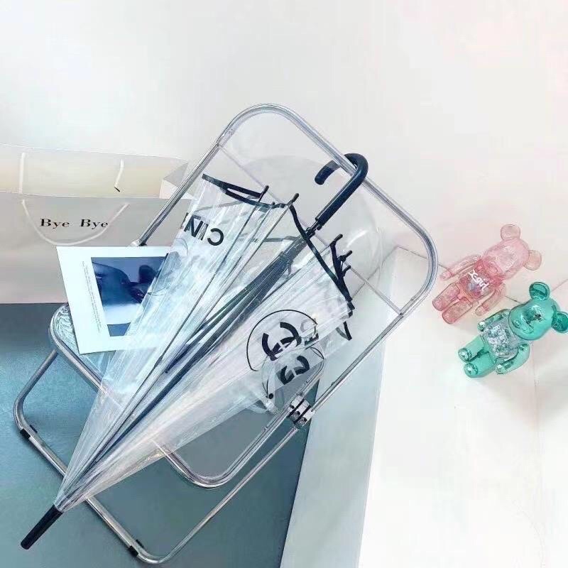 (HOẢ TỐC) Dù trong suốt Cha.nel chụp ảnh sang chảnh hottrend cho nữ Ô dù trong suốt đi mưa du lịch chụp hình ngoại cảnh