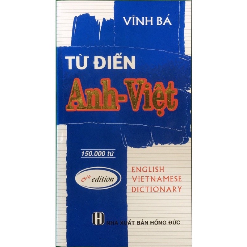 Sách - Từ Điển Anh-Việt 150.000 Từ - Vĩnh Bá (Bìa Mềm)