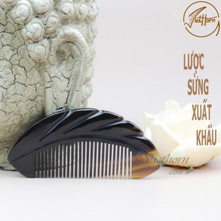 Lược Sừng cao cấp VIETHORN chăm sóc tóc /Massa đầu cực êm /Tiêu chuẩn xuất khẩu