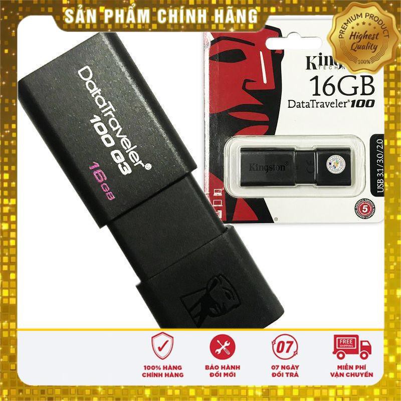 USB 16G / 32GB DT100 G3 USB 3.0 -  Bảo hành 10  năm 1 đổi 1