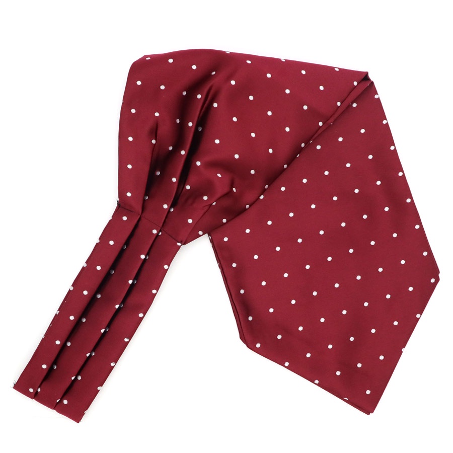 Cà Vạt Lụa Kèm Khăn Tay Chấm Bi Thời Trang Cho Nam