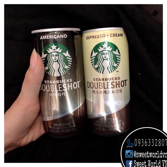 Starbucks dạng lon (200ml) - Hàn Quốc