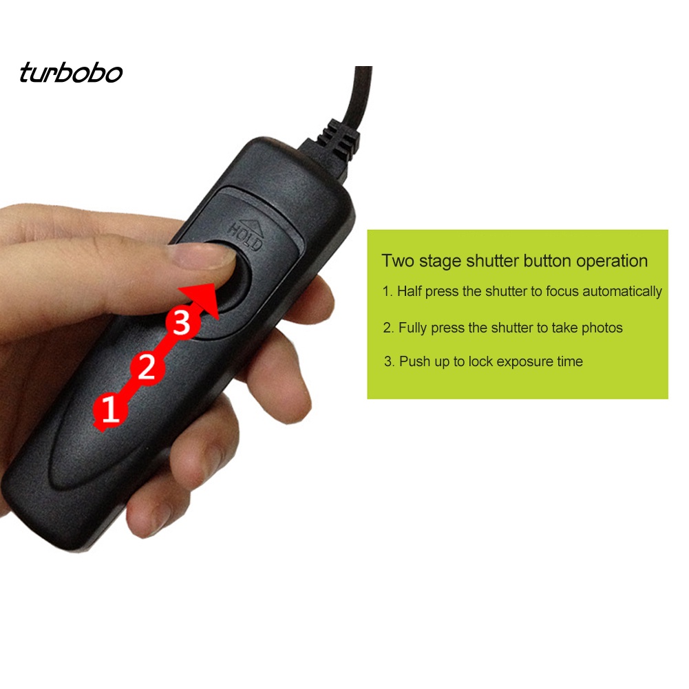 turbobo MC-DC2 Camera Remote Shutter Release Cord Cable for Nikon D750 DF D610 D7200 | BigBuy360 - bigbuy360.vn