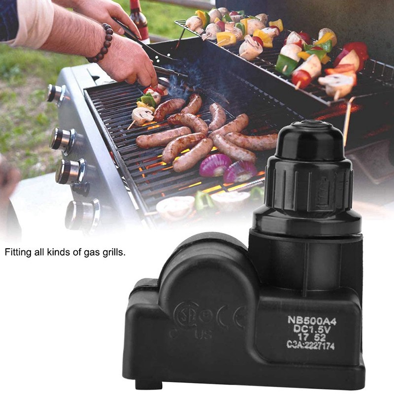 BBQ Gas Grill Ignitor Durable Spark Generator Push Button Igniter 4 Outlets AA Battery Gas Appliances Replacement