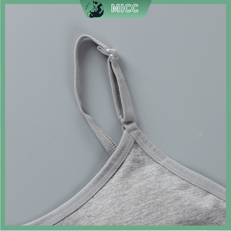 Áo lót vải cotton Mềm Mại Thoải Mái Có Đệm Ngực Tháo Rời Được Dành Cho Tuổi Teen / Bé Gái