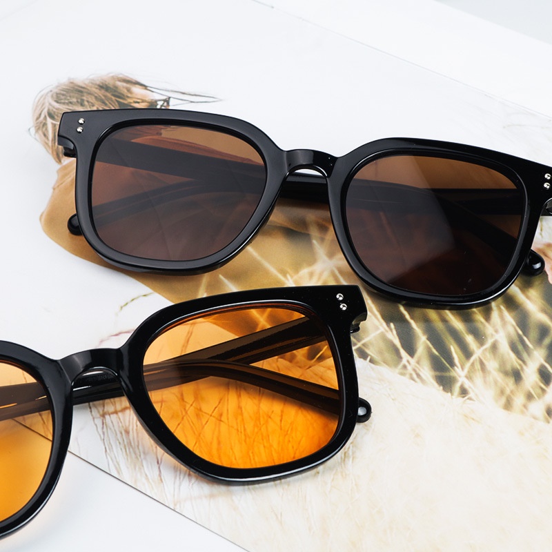 Kính Mát Gọng Vuông Màu Gradient Thời Trang Mùa Hè Cho Nam Và Nữ