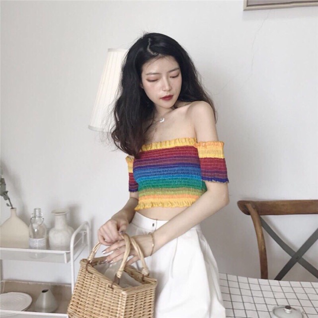 Áo croptop 7 màu