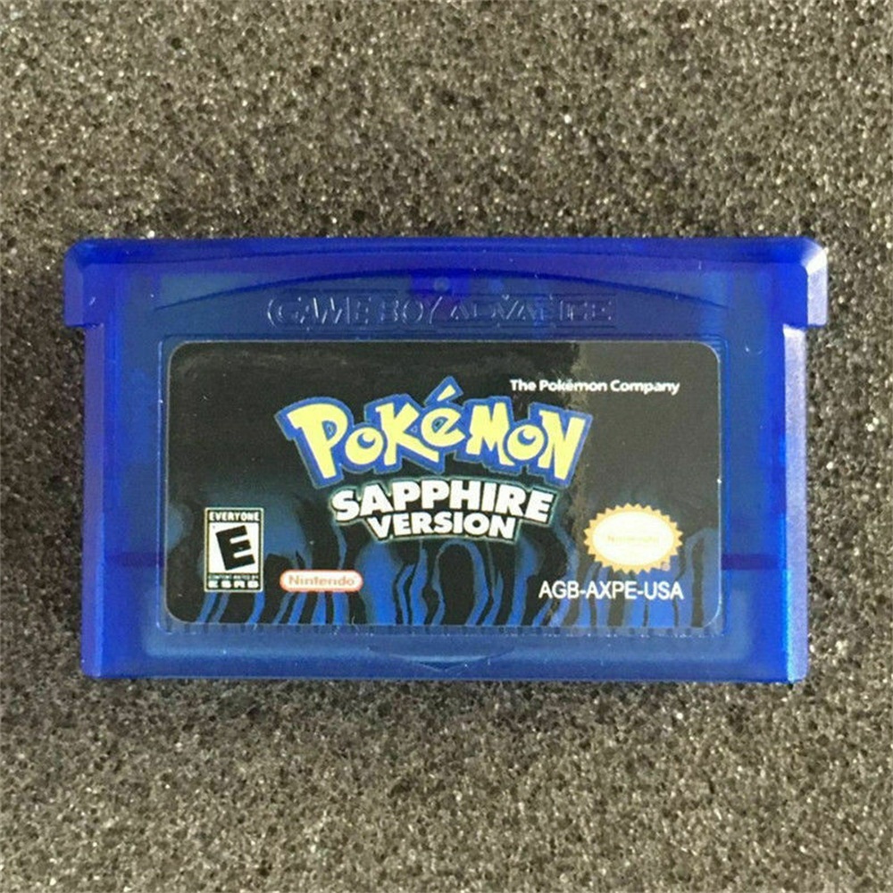 Fan Advance Gameboy Cartridge Game Card For Pokemon NDSL GBC GBM GBA SP 5 Styles