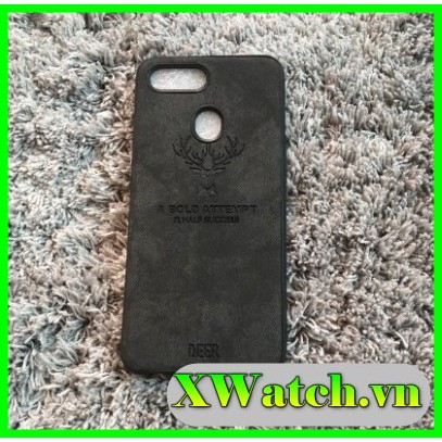 Ốp lưng Vải hươu Oppo Reno 7z A53 A15 F9 A7 A3S A5S A83 A9 2020 K3 A1K Reno 7 họa tiết hươu