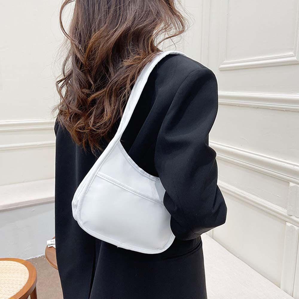 Túi Xách Đeo Vai / Kẹp Nách Chất Liệu Nylon Màu Sắc Kẹo Ngọt Xinh Xắn Thời Trang Cho Nữ