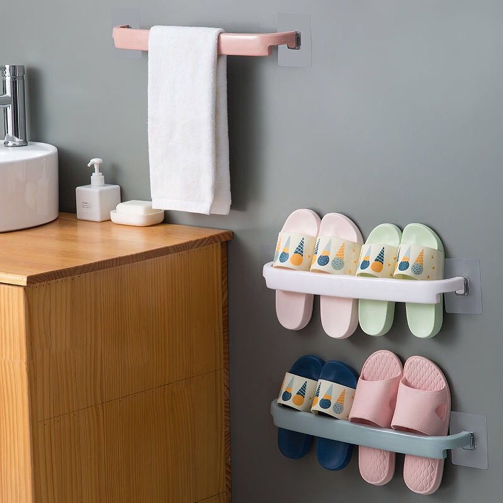 Thanh móc treo vật dụng gắn tường đa năng hiệu quả